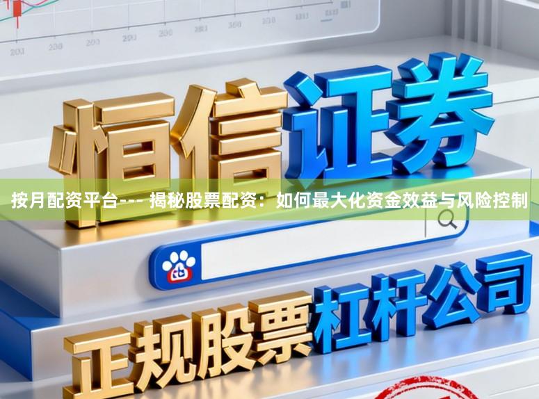 按月配资平台--- 揭秘股票配资：如何最大化资金效益与风险控制